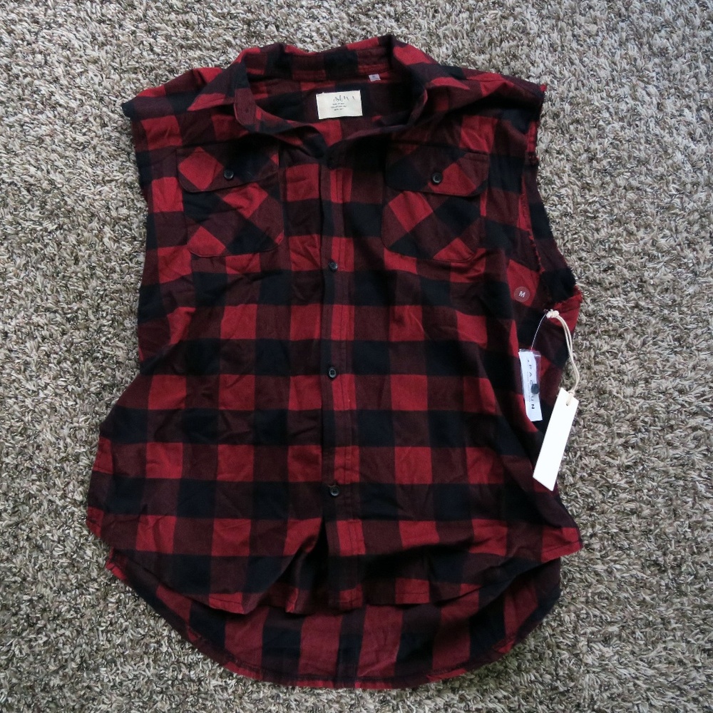 Fear Of God Sleeveless Flannel 2016-2017